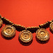 Detail of a Gold Collar with Medallions Containing Coins in the Metropolitan Museum of Art, Sept. 2007