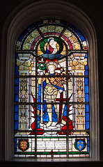Detail of Stained Glass, Horbury Church, West Yorkshire