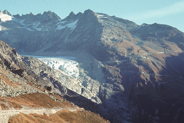 Stein glacier, Switzerland, in 1969 (035z)