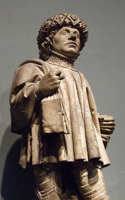 Detail of Saint Bavo in the Metropolitan Museum of Art, June 2009