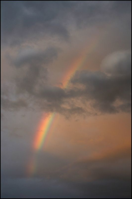 evening rainbow