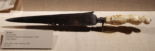 Knife in the Metropolitan Museum of Art, May 2010