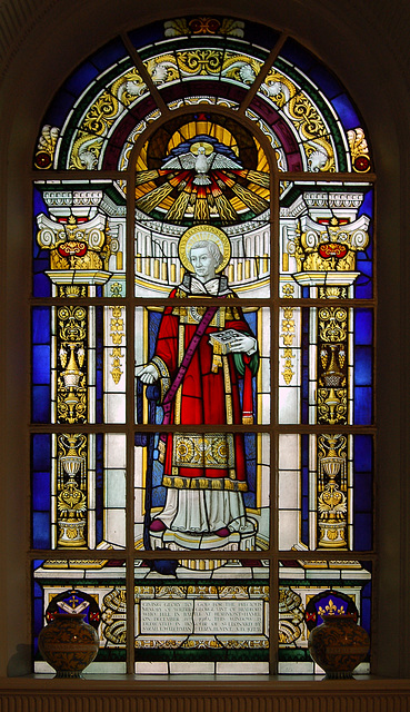 Detail of Stained Glass, Horbury Church, West Yorkshire