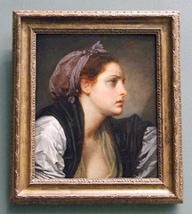Study Head of Woman by Greuze in the Metropolitan Museum of Art, March 2011