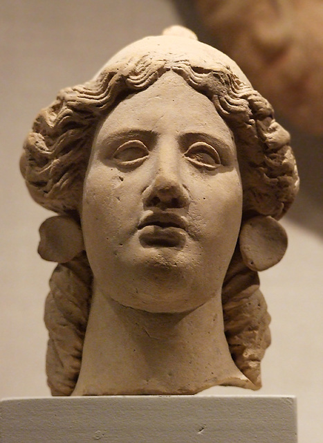 Terracotta Head of a Woman Possibly Artemis in the Metropolitan Museum of Art, November 2010