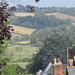 View of the east from the top of the road