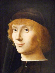 Portrait of a Young Man by Antonello da Messina in the Metropolitan Museum of Art, December 2007