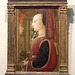 Portrait of a Woman with a Man at Casement by Fra Filippo Lippi in the Metropolitan Museum of Art, December 2010