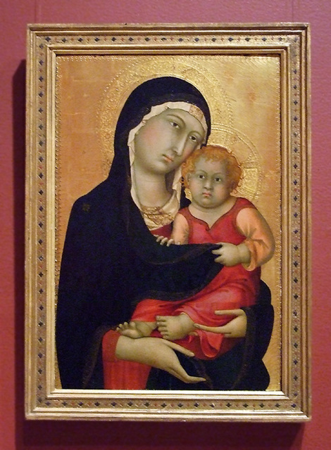 Madonna & Child by Simone Martini in the Metropolitan Museum of Art, January 2008