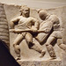 Detail of a Fragment of a Relief Showing Gladiators in the Metropolitan Museum of Art, May 2007