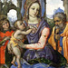 Detail of the Madonna and Child with St. Joseph and an Angel by Raffaellino del Garbo  in the Metropolitan Museum of Art, December 2007