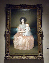 Condesa de Altamira and her Daughter by Goya in the Metropolitan Museum of Art, January 2008