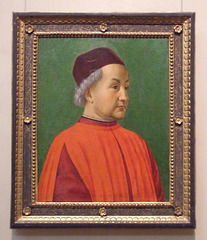 Portrait of a Man by Domenico Ghirlandaio in the Metropolitan Museum of Art, December 2010