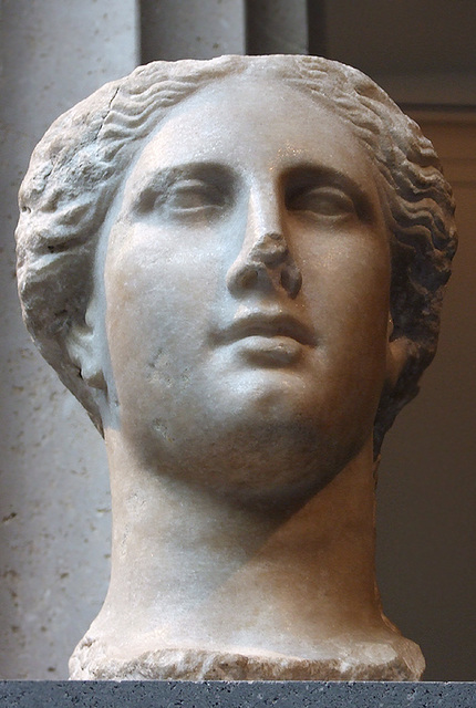 Marble Head of a Ptolemaic Queen in the Metropolitan Museum of Art,  July 2007