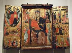 Triptych by the Master of the Magdalen in the Metropolitan Museum of Art, February 2009