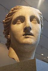 Marble Head of Athena in the Metropolitan Museum of Art, July 2007