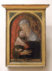 Madonna and Child with Seraphim and Cherubim by Andrea Mantegna in the Metropolitan Museum of Art, January 2010