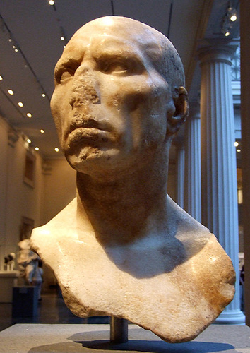 Marble Portrait of a Julio-Claudian Man in the Metropolitan Museum of Art, July 2007