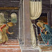 Detail of The Annunciation by Botticelli in the Metropolitan Museum of Art, January 2008