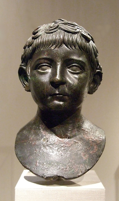 Bronze Portrait Bust of a Young Boy in the Metropolitan Museum of Art, February 2008