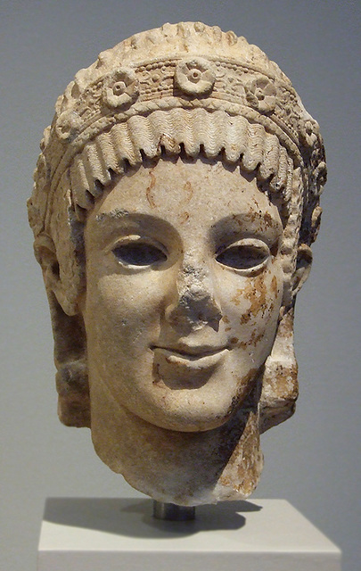 Archaistic Head of Athena in the Metropolitan Museum of Art, July 2007