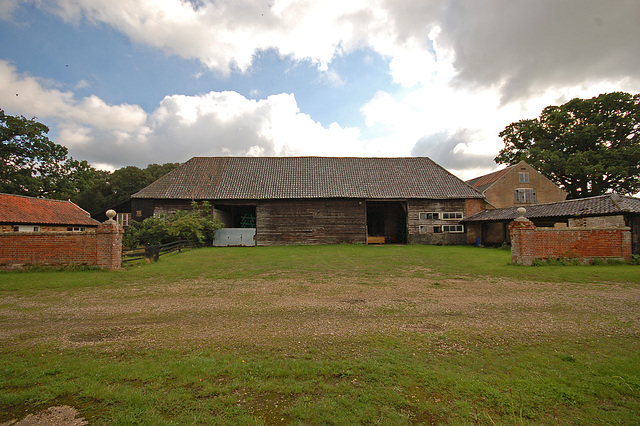 22. Park Farm, Henham, Suffolk. Building A Exterior from west