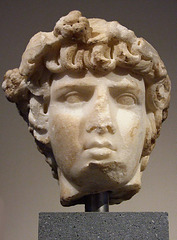 Marble Head of Antinoos in the Metropolitan Museum of Art, July 2007