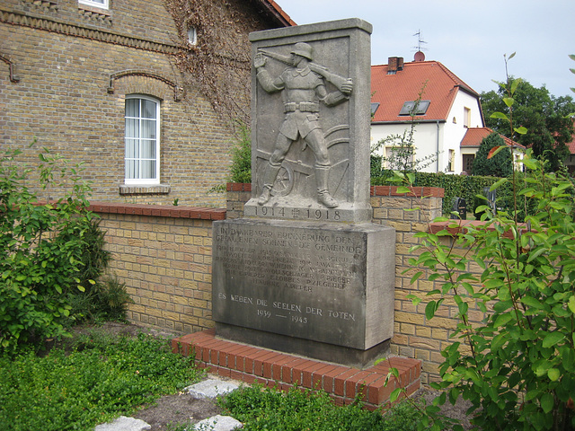 Denkmal 1. und 2.Weltkrieg - Ahrensdorf