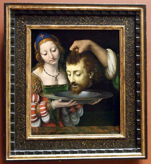 Salome with the Head of John the Baptist by Andrea Solario in the Metropolitan Museum of Art, Sept. 2007