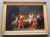 The Death of Socrates by Jacques-Louis David in the Metropolitan Museum of Art, December 2007