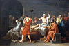 The Death of Socrates by Jacques-Louis David in the Metropolitan Museum of Art, December 2007