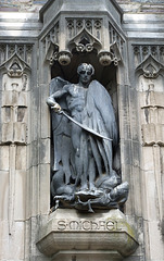 St. Michael Sculpture on the Campus of Princeton University, August 2009