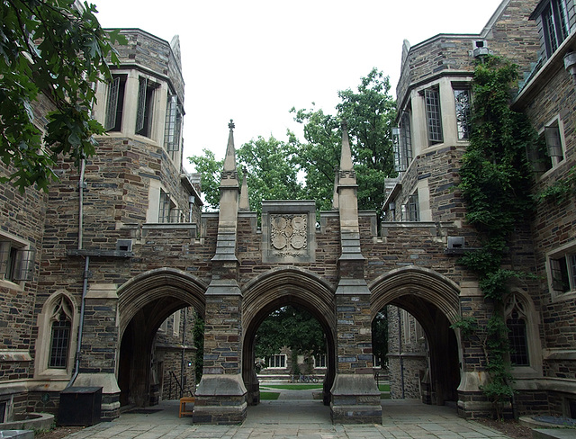 Triple Archway on the Campus of Princeton University, August 2009