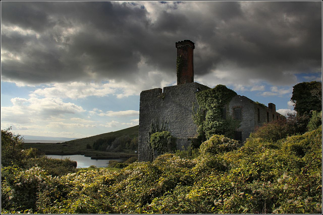 The old Lime Kiln at East Aberthaw.