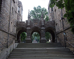 Triple Archway on the Campus of Princeton University, August 2009