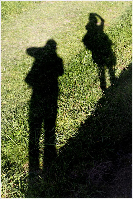 Shadowy photographers