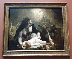 The Night-hag Visiting Lapland Witches by Fuseli in the Metropolitan Museum of Art, May 2010