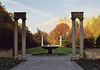 Fountain & Columns in the Osborne Garden of the Brooklyn Botanic Garden, Nov. 2006