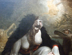 Detail of The Night-hag Visiting Lapland Witches by Fuseli in the Metropolitan Museum of Art, May 2010