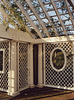 Trellis in the Rose Garden at the Brooklyn Botanic Garden, Nov. 2006