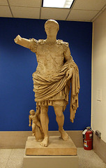 Copy of the Augustus of Prima Porta in a Ground-Floor Hallway in the Metropolitan Museum of Art, July 2007