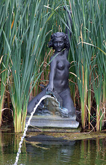 Call of the Sea Sculpture in the Rose Arc Pool of the Brooklyn Botanic Garden, July 2008