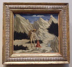 St. John in the Desert by Domenico Veneziano in the National Gallery, September 2009