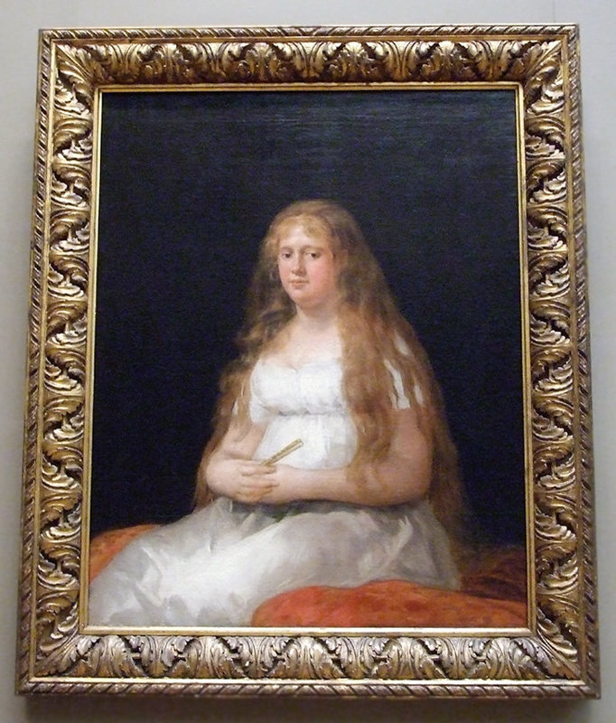 Josefa de Castilla Portugal y van Asbrock de Garcini by Goya in the Metropolitan Museum of Art, December 2010