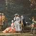 Detail of Vaprio d'Adda by Bellotto in the Metropolitan Museum of Art, March 2011