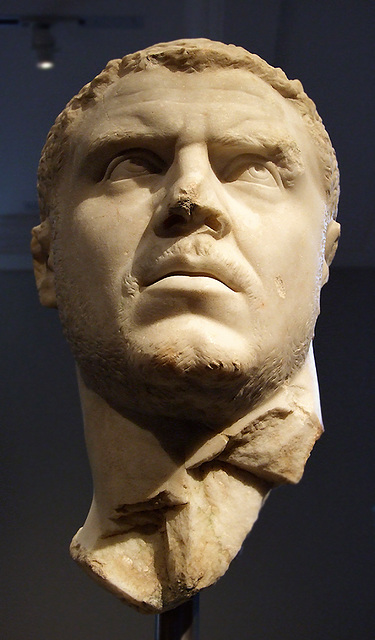 Marble Portrait of the Emperor Caracalla in the Metropolitan Museum of Art, July 2007