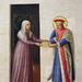 Detail of The Healing of Palladia by St. Cosmas and St. Damian by Fra Angelico in the National Gallery, September 2009