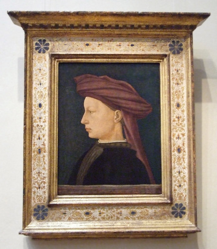 15th Century Florentine Profile Portrait of a Young Man in the National Gallery, September 2009