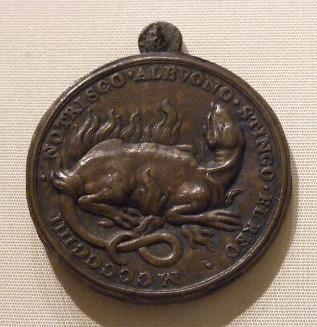 Salamander Medal of Francois I in the Metropolitan Museum of Art, January 2010