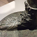 Detail of a Foot of the Monumental Bronze Statue of the Emperor Trebonianus Gallus in the Metropolitan Museum of Art, July 2007